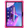 QYiiD Case per Lenovo Tab K10 TB-X6C6L TB-X6C6F TB-X6C6X / Lenovo M10 Plus FHD TB-X606F TB-X606X, Light Weight Silicone Kids Friendly Soft Shock Proof Protective Cover, Rosa