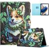 TEDTIKJT Custodia per Lenovo Tab M10 3rd Gen 10.1 2022 (TB-328FU/ TB-328XU) Pelle PU Flip Protezione Cover con Supporto Funzione a Portafoglio Tablet Case, Corgi