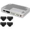 Dioche DVR per Auto di Visione a 360 Gradi per Uccelli con Parcheggio di Retromarcia Anteriore Sinistro Destro Telecamere a 4 Vie - Accessori per Auto di Guida Panoramica 1080P