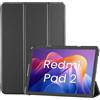 ProCase Cover Xiaomi Redmi Pad 2 11 Pollici 2026 | Custodia per Redmi Pad 13 con Auto Sleep/Wake Protettiva Smart Cover -Nero