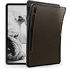 kwmobile Custodia Protettiva Tablet Compatibile con Samsung Galaxy Tab S9 / S8 / S7 Cover - Cover Trasparente Morbida Silicone Tablet nero/trasparente