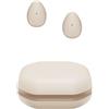 eleror Mini écouteurs Bluetooth sans Fil, Petit Casque Semi-Intra-auriculaire léger pour Dormir sur côté,Travail,Fitness,Course,Conduite,Diffuser de la Musique ou des podcasts Depuis iPhone/Android (Nude)