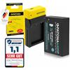 PATONA Set Caricabatterie Slim USB-C + NP-W126S Platinum, 1210mAh 7.2V | Compatibile con Fujifilm FinePix X-M5 X-M1 X100F X100V X-T20 X-H1 XT3 XT100 XT200 XPRO3 XA3 XA5