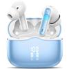 xinwld Cuffie Bluetooth, Auricolari Bluetooth 5.3 Stereo HiFi con 4 HD Mics, Mini Cuffie Wireless Cancellazione Rumorecon, Cuffiette Bluetooth per Androide/iOS, USB-C, Earbuds IP7 Impermeabili 40 Ore
