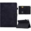 Generico DayQiQiPu Caso per Apple iPad 9a/8a/7a Gen (10,2 Pollici, 2021/2020/2019) in PU Pelle Chiusura Magnetica Flip Cover Custodie Motivo a Cuori Lettere Con Supporto e Auto Wake/Sleep, Nero