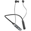 MZYQCY Cuffie Bluetooth con archetto da collo, riproduzione 80H, auricolari in-ear wireless con microfono, resistenti al sudore, per sport, corsa, allenamento (nero)