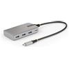 StarTech Hub USB-C 4 Porte 10Gbps, DP Alt Mode 4K 60Hz, PD 100W, 3x USB-A | Hub Portatile per Laptop, Uscita Video