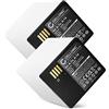 CELLONIC 2x Batteria compatibile con Arlo Ultra 2, Pro 5, 4, Go 2, 3, A-14 | 10400mAh, 3.7V, Ioni di Litio per Arlo Pro 3 Floodlight, Ultra 2 XL, 4, A-7a
