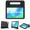 ProCase Custodia Bambini per Tab M11 2024 11 Pollici [TB330FU], Custodia Antiurto Leggera per Bambini con Maniglia Convertibile -Nero