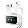 Mediawave Store - Auricolari A9 Pro Cuffie Bluetooth 5.4 Wireless, Display LED, Controlli Touch e Suono Stereo HI-FI, Ideali per Sport e Musica