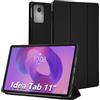 Bighan Custodia Compatibile per Lenovo Idea Tab 11 Pollici, Sottile Smart Folio Supporto Trifold Tablet Custodia Compatibile per Lenovo Idea Tab 11'', TB336FU/TB336ZU, Nero
