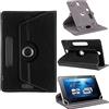 SOENS Compatibile con LG G Pad 8.3 V500 Tablet da 8,3 pollici Custodia in pelle PU girevole a 360 gradi for tablet universale(Black)