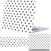 FFBOFFC Custodia per MacBook Pro 13 A1278 (versione con CD-ROM), Pois bianchi | 2012-2008, Custodia rigida in plastica resistente alle crepe con grafica premium e pellicola protettiva per tastiera