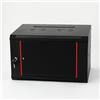Danicom Baseline - Baia informatica da 19 pollici 6 U con porta in vetro 600 x 450 x 368 mm (LxPxH) - Nero - Carico consentito 50 kg - Montaggio a parete - Armadio server - Alloggiamento a parete