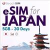BeachSIM eSIM Giappone 30 giorni. 5 GB di Dati Solo a Velocità 4G/5G. Attivazione Rapida. Facile da Ricaricare. Funziona Su dispositivi iOS e Android