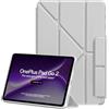 CAUHENYEE Cover per OnePlus Pad Go 2 / OPPO Pad 5 12.1, Funzione Stand Verticale, Anti-Goccia, Custodia Protettiva Antiurto per OPPO Pad 5 12.1 - Grigio