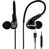MOXKING Cuffie USB C Running Sports Earbud Tipo C Cablate Over Ear In Ear Headsets Enhanced Bass Stereo Auricolari con Microfono e Telecomando (Black-TypeC)