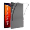 GIOPUEY Cover per Samsung Tab S10 Plus/S9 Plus, Scocca posteriore in TPU morbido, Copertura sottile, Protezione Airbag, Custodia Compatibile con Samsung Tab S10 Plus/S9 Plus-trasparente