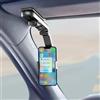 Generic Supporto per telefono da auto, per aletta parasole, specchietto retrovisore, scrivania, cucina, universale, girevole a 360°, retrattile, con braccio regolabile, per tutti gli smartphone