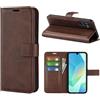 Kezaizhe Custodia per Samsung A17 PU Pelle Wallet Protettivo Cellulare Flip Cover per Samsung Galaxy A17 5G 4G A176B a Portafoglio Telefono con Magnetica (Marrone)