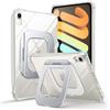 SUPCASE Cover per iPad Mini 7 A17 Pro 2024 - Custodia con Supporto, [Anti-Graffio] [Supporto Ricarica Apple Pencil] Cover Protettiva Sottile e Trasparente per iPad Mini 7a/6a Generazione 8.3'' (Clear)