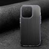 Generic Nuovo modello 2025, protezione antiurto di grado militare, telaio morbido traslucido nero smerigliato, custodia anti-impronte, adatta per iPhone 15 Pro, custodia protettiva