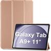 ProCase Cover per Samsung Galaxy Tab A9 Plus 11 Pollici 2023 | Custodia Galaxy Tab A9+ [SM-X210/X215/X216/X218], Smart Cover per Samsung Ultra Sottile Leggero -Oro rosa
