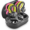 NGS ARTICA JOGGER - Auricolare Sportivo senza Fili con Tecnologia TWS e Compatibile con Bluetooth 5.3, Impermeabile, Connessione Automatica, Durata della Batteria 40h, Design Minimalista e Ergonomico