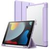 JETech Custodia Opaca per iPad 9ª/8ª/7ª Gen 10,2, Viola Chiaro | Cover per 10,2 2021/2020/2019 Modello, Retro Traslucido Satinato, Porta Pencil, Supporto Sottile, Finitura Anti-Impronte