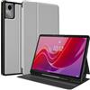 idudao Custodia Morbida in TPU con Portapenne per Lenovo Tab M11, Cover Folio Shell per Tablet M11 11 Pollici 2024 TB330FU, Grigio
