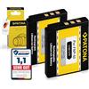 PATONA 2x NP-50 Batteria 750mAh per Fujifilm FinePix X10 X20 XF1 | Anche per F50fd, F60fd, F100fd, F70EXR, F200EXR, J50, XP100, XP150, Casio EX-G1 e EX-H5 - una scatta, una carica