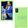 AKNICI Custodia Silicone per DOOGEE T20 Mini/Pro Tablet 8,4 Pollici, Cover Protettiva Con Supporto Integrato, Verde