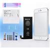 RUI XI RUIXI - Batteria compatibile per iPhone 4/4S/5/5S/5C + attrezzi gratuiti (per iPhone 4)