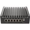 HSIPC Alder Lake N100 Quad Core Firewall Micro Appliance, Mini PC, Router PC con 8G RAM 128G SSD, 6 porte RJ45 i226-V AES-NI compatibile con opnsense