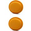 CoverKingz [Confezione da 2 pezzi] Custodia in silicone per Apple AirTags 2021 adesiva - Air Tag Autoadesivo - Supporto adesivo - Airtag adesivo - Silicone Case supporto arancione