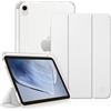 FINTIE Cover per iPad mini 7a Gen (A17 Pro) 2024/iPad mini 6a Gen 2021 8,3 | con Portapenne, Sottile Leggero Custodia Posteriore Opaca Traslucida Case con Auto Sveglia/Sonno, Argento