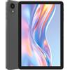 Haehne Tablet Android da 10 Pollici, Doppia Fotocamera, WiFi, Bluetooth, Grigio scuro