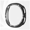 Generic Custodia luccicante per Samsung Galaxy Watch 8 da 40 mm, cover paraurti con diamanti glitterati per Galaxy Watch 8, accessori da 44 mm, custodia Galaxy Watch da donna (44 mm, nero)