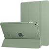 MoKo Cover Custodia Per iPad 6a/5a Gen.2018/2017 da 9,7, Verde Salvia | Ultra Sottile Leggero Custodia con Funzione di Auto Sveglia/Sonno Retro Semi-Trasparente Rigido