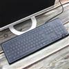 GENERIC Copertura universale per tastiera di dimensioni standard, per PC e desktop, trasparente, impermeabile, antipolvere, in silicone (dimensioni: 44,5 x 14 cm)