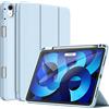 JETech Custodia per iPad Air 11 M4/M3/M2 & Air 5/4, Cielo Blu | Cover per iPad Air 11 (2026-2024) & 10,9 (2022/2020), Protezione TPU Morbida, Porta Pencil, Supporto Tri-Pieghevole