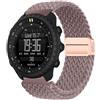 GIOPUEY Cinturini Magnetica Compatibile con Suunto Core 2, Cinturino in Morbido Nylon Intrecciato [Unisex] [Traspirante] - Purple