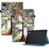 CXTcase Custodia per Lenovo Tab M10 (3rd Gen) 10.1 2022,PU Intelligente Tablet Cover Lenovo Tab M10 3rd Gen 10.1 2022,Tablet Custodia con Slot per Schede,Albero Vitale