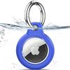 TNSNK Custodia per AirTag Portachiavi, Blue | Impermeabile, chiusura girevole, antigraffio e antiurto, senza perdita di segnale. Per bici e animali. Materiale: PC+TPU.