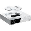 S.M.S.L SMSL PL200 MQA Lettore CD Giradischi HiFi Lossless AK4499EX Chip Bluetooth riproduzione decodifica amplificatore cuffie con telecomando (argento)