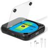 Adirigo Lettore CD Portatile con Cuffie 2000 mAh Ricaricabile Lettore CD | Bluetooth 5.3, Ingressi USB/AUX, Discman CD Player Anti-Skip, Funzione di ripetizione , per Amanti Della Musica Regalo, Nero