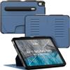 ZUGU Case Cover per iPad Air 11 M2/M3/M4 & Air 10.9 Gen 5/4 [Blu Ardesia] | Custodia Protettiva Sottile - Supporto Magnetico Regolabile 8 Angoli - Porta Pencil con Ricarica Wireless - Auto Sleep/Wake