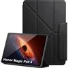 CAUHENYEE Cover per Honor Magic Pad 4, Funzione Stand Verticale, Anti-Goccia, Custodia Protettiva Antiurto per Honor Magic Pad 4 - Nero