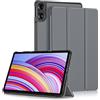 Yiernuo Custodia per Xiaomi Redmi Pad Pro 12.1 Pollici 2024 Tablet,Ultra Sottile Cover con Funzione Supporto e Auto Sveglia/Sonno,Grigio