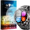 SNHVXLFW Compatibile per [3 Pezzo Protettive] 9H Vetro Temperato Pellicole Protettive Compatibile per Smartwatch OUKITEL Smartwatch Orologio Intelligente Uomo 1.73 BT13